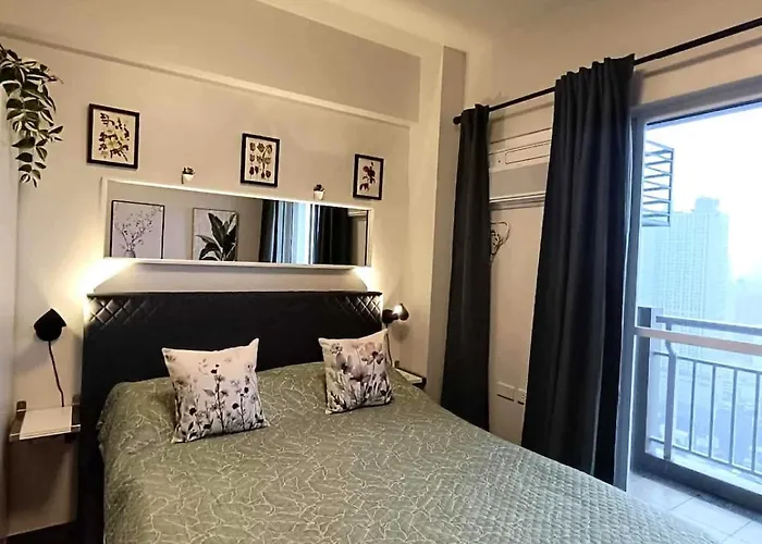Heaven45 - 2br Spacious With View And Netflix Near Naia, Moa, Makati And 4-6pax Appartamento *