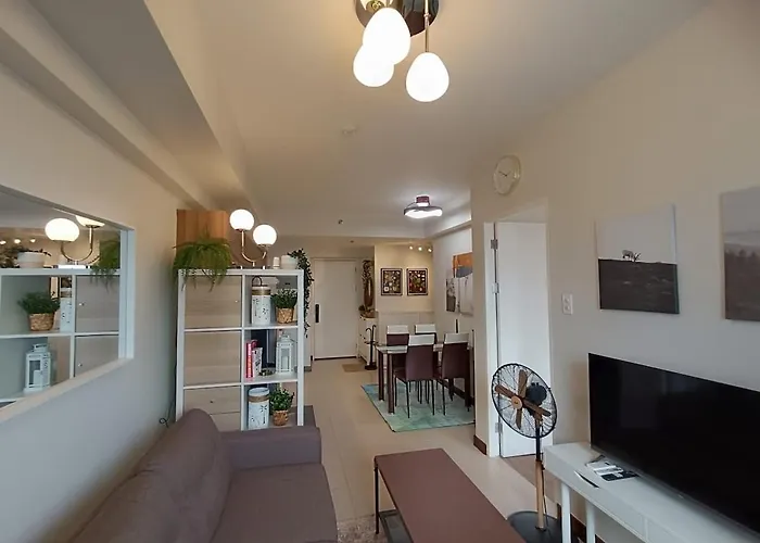 Heaven45 - 2br Spacious With View And Netflix Near Naia, Moa, Makati And 4-6pax Appartamento *