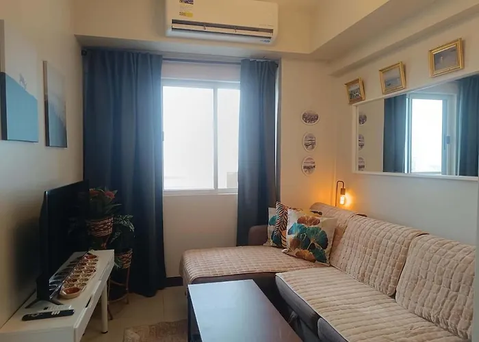 Appartamento Heaven45 - 2br Spacious With View And Netflix Near Naia, Moa, Makati And 4-6pax Manila